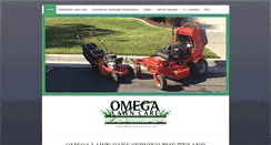 Desktop Screenshot of omegalawncare.com