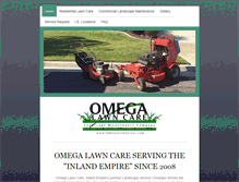 Tablet Screenshot of omegalawncare.com